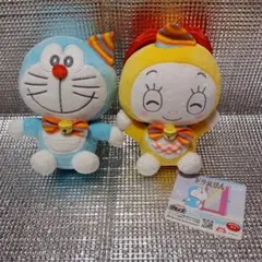 平成レトロ ドラえもん＆ドラミちゃん ぬいぐるみ 電報 - メルカリ