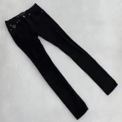 DIESEL スキニージーンズ ブラック ストレッチ 5ポケット ローライズ