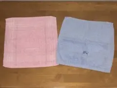 BURBERRY タオルセット(ピンク・ブルー)