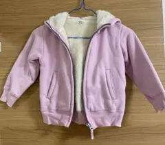 UNIQLO 裏ボアピンクパーカー