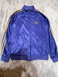 希少】80s-90s adidas ATP型 トラックジャケット 光沢パープル