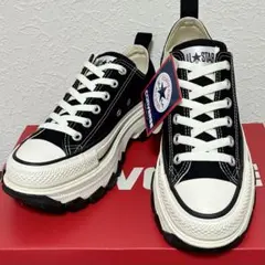 未使用✨コンバース オールスター トレックウェーブ 24cm 黒 ブラック ロー