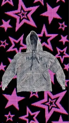 Hurley archive jplabel豹柄 レオパード ジップパーカー