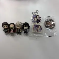 鬼滅の刃 ミニフィギュア 4体セット ＆ くら寿司コラボ特典3点セット