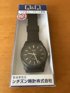 新品・未使用　シチズン アナログ腕時計 10気圧防水 VS40-004 ブラックのサムネイル