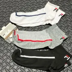 FILA フィラ メンズ ソックス 靴下 3足セット