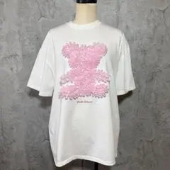 DOUBLE STANDARD CLOTHING レース刺繍ピンクベアS/TEEのサムネイル