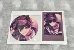 にじさんじ 佐伯イッテツ 誕生日グッズ2025 箔押し缶バッジ&チェキ風カード