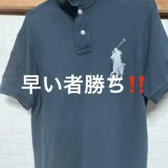 Polo Ralph Lauren ポロシャツ 黒 刺繍ロゴのサムネイル