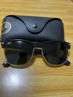 Ray-Ban ブラック ゴールド サングラス