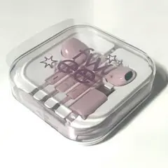 【未使用】fwee 有線イヤホン ピンクのサムネイル