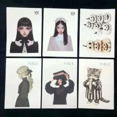 tiele 人物ステッカー 背景ステッカー コラージュ素材 ハロウィン