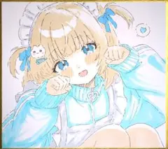猫ポーズ アナログイラスト オリジナル No.163