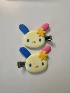 ウサハナ　ヘアクリップ　前髪クリップ　ヘアピン