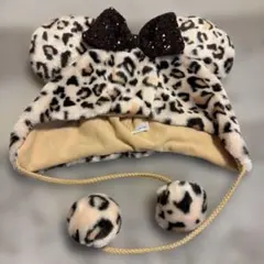 【再値下】Disneyヒョウ柄ファンキャップ
