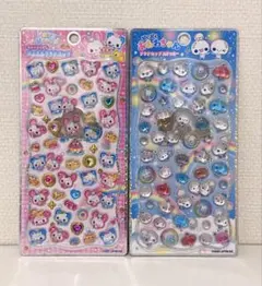 あわわちゃん ハッピーマーチ ボンボンドロップシール 2点