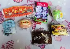 ガチャ食べ物グッズ　ポーチ　ぬいぐるみ