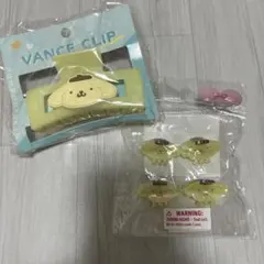 ポムポムプリン　ヘアアクセ　二点セット　未使用