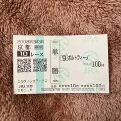 期限切れ単勝馬券】 日本ダービー 2010 ヴィクトワールピサ ウマ娘