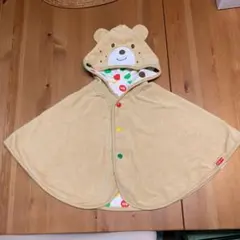 ミキハウス クマさんポンチョ