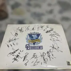 2004年中日ドラゴンズサイン入り色紙
