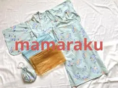 バースデイ mamaraku ママラク 花柄セパレート浴衣 120cm