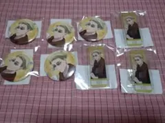 呪術廻戦 まるくじ 和装 七海建人 缶バッジ アクリルキーホルダー アクキー