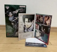 一番くじ 進撃の巨人 B賞 リヴァイ フィギュア F賞 メモリアルカード