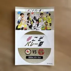 春こそバレー祭 vs SUNBIRDS ハイキューコラボステッカー