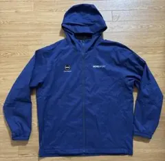 MOVESPORT フード付きナイロンジャケット ネイビー