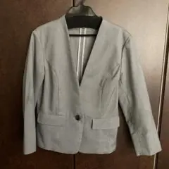 anysis ノーカラーしジャケット　七分袖