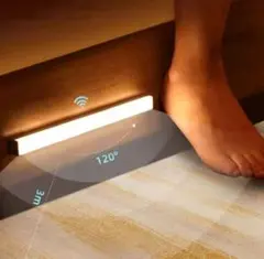 ✨ USB充電式で　配線不要のコードレス人感センサーLEDライト
