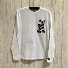 LUXE/R コード刺繍ベアーロゴ柄　ロンTeeのサムネイル