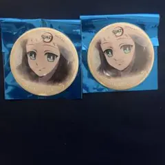 鬼滅の刃　立志編　「ありがとう」缶バッジ　真菰