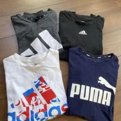 adidas PUMA Tシャツ4セット　160
