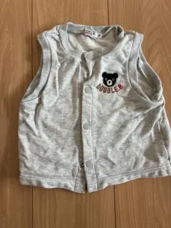 DOUBLE B ベビーベスト グレー 95cm以下