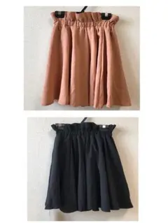 最終価格 ウエストゴム・フレアスカート