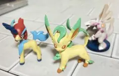 ポケモン フィギュア 3点セット ケルディオ リーフィア パルキア モンコレ