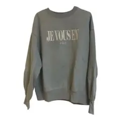 ナイスクラップ　レディース　トレーナー裏起毛　グレー　フリーサイズ