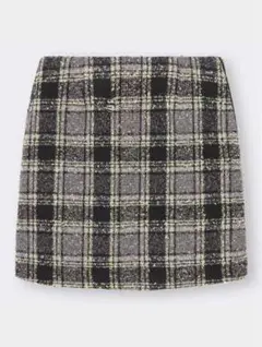 ブークレチェックミニスカート YT+E M