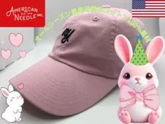 AMERICAN NEEDLE お洒落なnyフロントロゴベースボールキャップ