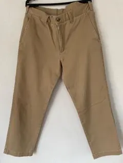 クロップドパンツ ベージュ W73cm