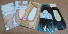 フットカバー5足セット（グンゼGUNZE、Fukuske、LITE MUSE等）