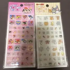 パワーパフガールズ＆トムとジェリータイルシールセット