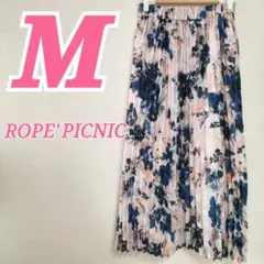 ROPE' PICNIC プリーツスカート M　ガーリー　フェミニン　花柄