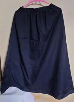 シネマクラブ　ロングスカート(ブラック)