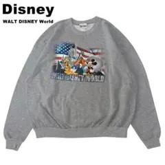 Disney トレーナー スウェット キャラクタープリント 3LX相当 90s