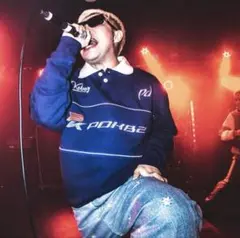 Keboz × Paledusk 厚手トレーナーポロシャツブラック