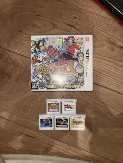 3DS 妖怪ウォッチシリーズ＋人気ソフト6本まとめ売り（すきやき箱あり）