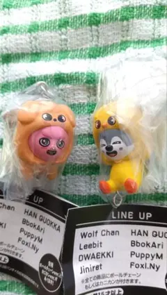 SKZOO　つまんでつなげてますこっと　ウルフチャン　トェッキ　 二個セット